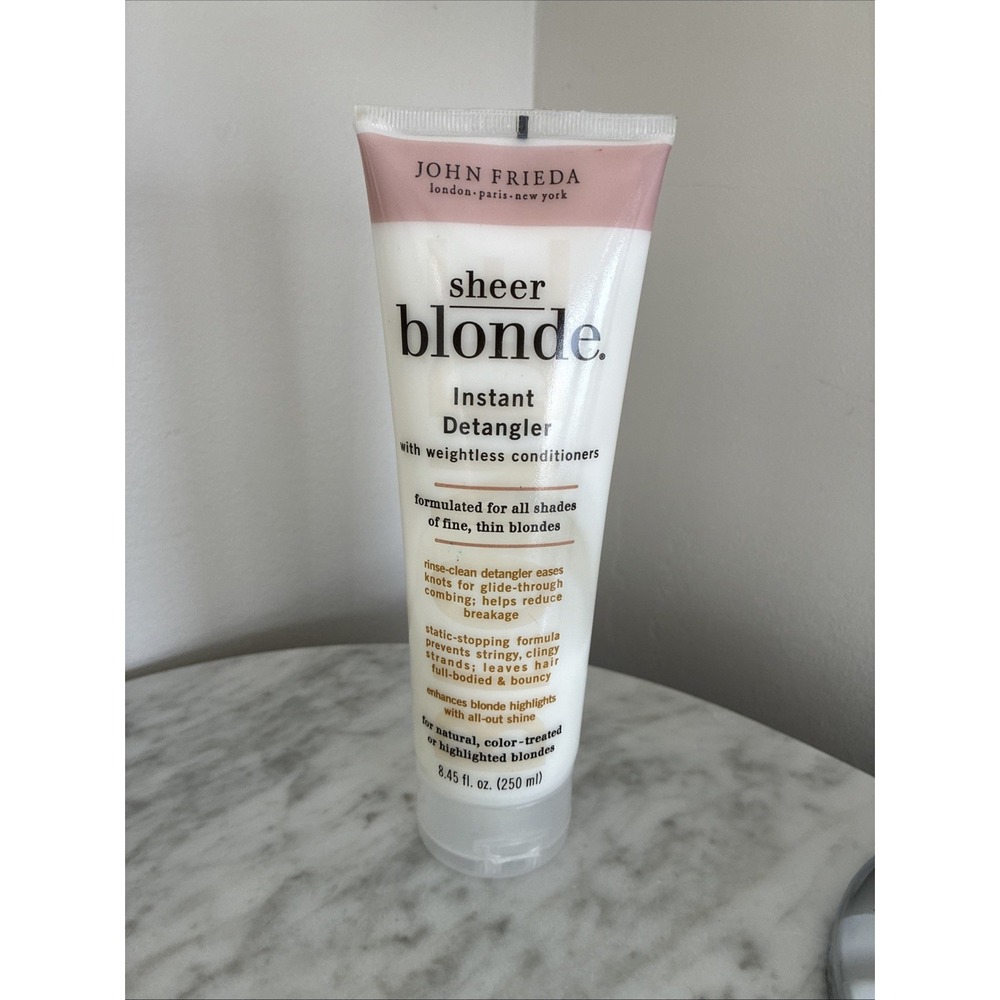 John Frieda Sheer Blonde Dream Creme Instant Detangler Discontinued